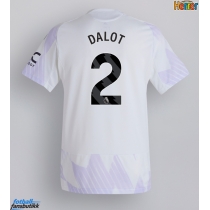 Manchester United Diogo Dalot #2 Bortedrakt 2025-26 Kortermet